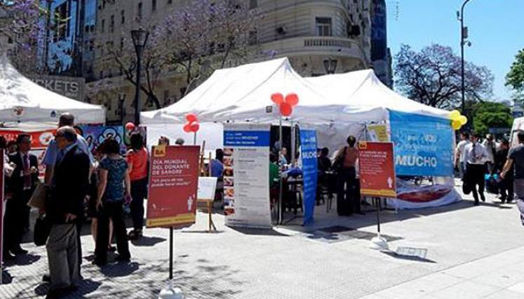 Campañas de donación voluntaria de sangre en la Ciudad durante abril
